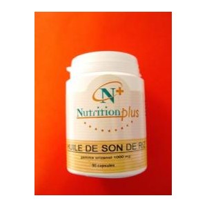 Huile de son de riz (90 capsules de 1000 mg)