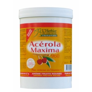 ACEROLA 960 MAXIMA vitamine C, antioxydant renforce les défenses immunitaires