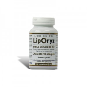 Huile de son de riz Liporyz (100 capsules de 500 mg)